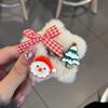 Outono e Inverno Novos Acessórios de Cabelo Natal Desenho Animado Pelúcia Presilha de Cabelo Feminina Presilha Bb Presilha de Cabelo Presilha Lateral Presilha de Franja
