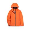 Chaqueta informal de otoño para hombre y mujer, con logotipo para actividades al aire libre y montañismo, con estampado de color liso y bordado