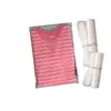 Saco Plástico Transparente com Zíper Saco com Zíper Auto-Selante Fosco de CPE em Estoque com Logotipo Impresso para Embalagem de Roupas e Vestuário