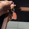 Jinshiyu Flor de Durazno Relleno Cerradura Ruyi Accesorios Popular en Xiaohongshu Flor de Durazno Relleno Hebilla de Seguridad Colgante Colgante de Jade Venta al por Mayor