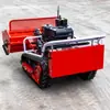 Cortacésped Inteligente Controlado Remotamente, Podadora de Césped para Pendientes de Granja Doméstica, Desmalezadora Agrícola de Oruga con Cuchilla Vertical