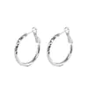 Pendiente de Moda Estilo Plata Personalidad Plata S925 Ear Cuff Hielo Triturado Estilo Fresco de Moda Temperamento Versátil Pendientes para Mujer