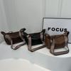 Moda 2024 primavera bolso pequeño para mujer estilo retro simple correa ancha para el hombro trabajo de viaje bolso bandolera de hombro bolso de axila