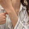 Colar Gota D'água em Prata de Lei S925 Feminino Design de Nicho Corrente para Clavícula com Franja de Alta Qualidade Moda Elegante Luxo Acessível Presente para Melhores Amigas