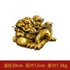Adorno de Sapo Dorado de Cobre, Sapo de Tres Patas, Sapo Dorado, Regalo de Apertura de Tienda, Decoración para Sala de Estar y Oficina