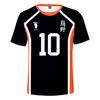 Camisetas Juveniles de Voleibol Verano 2025 3D para Hombres y Mujeres Atuendos de Pareja Suéter de Manga Corta Cuello Popular Juvenil Camiseta para Hombre