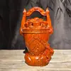 Adornos de Talla en Madera, un Cubo de Oro, la Sala de Estar Solo Puede Entrar y Salir, Artesanía de Madera Maciza de Palo de Rosa, la Riqueza Fluirá, un Gran Regalo para Inauguración de Casa