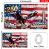 Bandeira Comemorativa Personalizada Transfronteiriça Americana Mais Vendida do 250º Aniversário dos Estados Unidos 1776-2026 Declaração de Independência