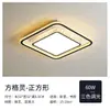 [Transfronterizo] Lámpara de Techo para Sala de Estar, Paquete de Iluminación Rectangular Simple Nuevo para Pasillo, Cristal de Lujo Alto, Estilo Europeo y Americano