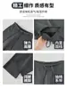 Calça de moletom feminina azul marinho para primavera e outono de 2026, estilo novo, caimento solto, fluida, casual, modeladora, cintura alta, perna reta, perna larga