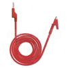 Conector banana de 4 mm a pinza de cocodrilo con línea de cobre puro, línea de prueba de alta corriente de 15 A, línea de salida de fuente de alimentación regulada por CC