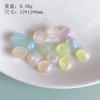 Acessórios de jóias DIY fino cristal brilhante sereia Ji amor estrelas cor frisada diy jóias acessórios de material