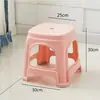 Banqueta de plástico espessada, cadeira para pessoas pesadas, banqueta espessada de plástico durável, banquetas pequenas resistentes para venda no atacado para uso doméstico