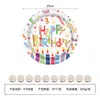 Nuevas Velas de Cumpleaños para Niños Letras Tema Blanco Decoración de Ambiente Suministros para Fiestas Suministros Festivos Juegos de Fiesta Europeos y Americanos
