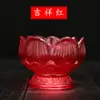 Portavelas de mantequilla de loto vidriado de colores, ocho auspiciosos, portavelas, soporte para lámpara, suministros budistas, adornos para portavelas, hogar