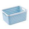 Cesta de almacenamiento de tiras de estilo nuevo y simple 2020, cesta de plástico PP para acabado de verduras de cocina, cesta de almacenamiento de ropa de baño