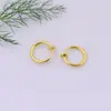 Brincos redondos estilo coreano quentes brincos falsos 13MM clipe de orelha com mola invisível sem furo joias de orelha personalizadas atacado