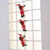 Decorações de Pingente de Natal Transfronteiriças Escada de Escalada Papai Noel Decoração de Janela Pingente de Papai Noel Escada de Escalada