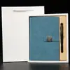 Caixa de Presente para Caderno de Negócios Conjunto de Pen Drives A5 Caderno B5 Atividade de Volta às Aulas para Estudantes Conjunto de Presente