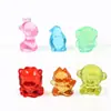 Seis Tipos de Juguetes de Plástico con Forma de Gema con Temática de Animales para Parques de Diversiones, Juguetes Educativos de Iluminación Infantil, Adornos de Bolsita Sorpresa