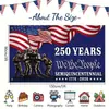Bandeira Comemorativa Personalizada Transfronteiriça Americana Mais Vendida do 250º Aniversário dos Estados Unidos 1776-2026 Declaração de Independência