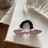 Laço de Tecido Cetim Brilhante Novo Tendência Elástico de Cabelo Estilo Coreano Menina Elegante Corda para Rabo de Cavalo Acessório de Cabelo Premium