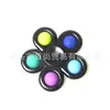 Venta caliente transfronteriza desratización giroscopio de punta de dedo impresión de color UV burbuja de descompresión música edc giroscopio de dedo juguete de descompresión