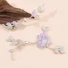 Nuevo botón de cheongsam hecho a mano estilo chino, botón de flor de hibisco de perla, botón decorativo para Hanfu y traje Tang, botón accesorio para ropa