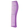 Peine de Plástico Ancho para Cabello Medio-Largo de Mujer, Peine de Dientes Anchos Engrosados para Peluqueros, Peine de Peluquería de Corte Suave