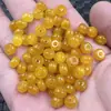 Cuentas sueltas de jade optimizado Jade Dragón Amarillo Hebilla de jade cuentas sueltas roca de cuarzo Jade Hebilla de dinero de jade pulsera collar espaciador