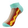 Calcetines Cortos para Hombre, Estilo Delgado de Primavera y Verano, Calcetines Divertidos de Frutas para Exportación Transfronteriza, Calcetines de Algodón Transpirables de Moda Europea y Americana
