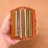 Portatarjetas Ie3 para Hombres y Mujeres, Cartera Mini Delgada, Portalicencia de Conducir Multifuncional, Portatarjetas con Múltiples Ranuras, Portatarjetas Anti-Desmagnetización
