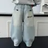 Jeans de Primavera y Otoño para Niños 2026 Nuevo Estilo Moda Infantil Pantalones Rectos para Niños Ropa de Primavera Pantalones Curvos