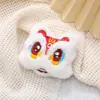 Broche Leão Ano Novo Ano do Serpente Boneca de Pelúcia Chaveiro Coelho Boneca Pingente Roupas Sapatos e Chapéus Presentes Decorativos