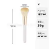 Pincel para Blush, Pincel para Pó Solto, Pincel para Pó com Cerdas Macias, Pó Compacto para Fixar Maquiagem, Pincel para Iluminador e Contorno, Pincel de Maquiagem que Não Solta Cerdas, Portátil