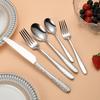 Vajilla de acero inoxidable con patrón de martillo, cuchillo, tenedor, cuchara, Junzhan, cuchillo, tenedor, cuchara 2023, nueva cuchara de postre, cuchillo para carne