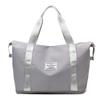 Bolsa de Viaje Casual Ligera, Barra de Tiro Moderna, Bolsa de Equipaje Estilo Ins de Gran Capacidad, Bolsa Deportiva de Fitness con Separación Seco y Húmedo