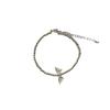 Pulsera retro de lujo ligera de estilo francés para mujer, diseño de nicho, personalidad avanzada, estilo simple y frío, joyería exquisita y afortunada.