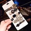 Estilo coreano ins Internet Celebridade Vintage Urso Hairpin Pequeno Chanel Estilo Side Clip Bangs Clip Menina Pérola Tesoura Hairpin Acessórios de Cabelo