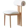 Mesa y Sillas de Comedor Populares Estilo Mid-Century Alemán 2026, Sillas de Comedor Francesas Retro de Madera Maciza, Alto Diseño para el Hogar Estilo Japonés