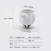 Filtro de Café de Malla Portátil Apilable de Acero Inoxidable, Cesta de Goteo sin Papel, Adecuado para Diámetro de Taza de 76 mm