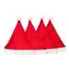 Presente de decoração de Natal chapéu de Natal comum chapéu de Natal de tecido não tecido chapéu de Natal infantil adulto