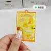 Personagem Sanrio Pequeno Cartão Pingente de Resina Acrílico Fofo Desenho Animado Anime Estilo Ins Acessórios Bolsa Chaveiro