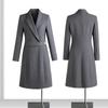 Casaco de Lã Acolchoado Espesso de Inverno Roupa Externa Profissional Roupa Externa de Lã Roupa Externa Feminina de Comprimento Médio Departamento de Vendas de Joalheria Roupas de Trabalho