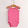 Mameluco para bebé Clase A Chaleco de verano Triángulo Harper para niña Traje de escalada sin mangas para bebé Recién nacido Bolsa bandolera Traje pedo