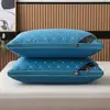 Suministrado Directamente por el Fabricante, Relleno de Almohada para Adultos, Terciopelo de Pluma Única, Alta Resiliencia, 48*74 cm, Específico para Hotel