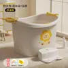 Bañera para niños, bañera para bebés, adecuada para otoño e invierno, bañera para lactantes, se puede usar para sentarse y bañarse, piscina para niños, tamaño grande para uso doméstico