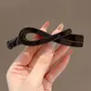 Pin para el pelo lujoso de tamaño grande con un delicado lazo, elegante y con estilo, pinza retorcida dulce estilo coreano para cabello grueso