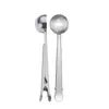 Acero Inoxidable 430 Cuchara de Café Cuchara Medidora con Pinza Pinza Selladora Multifuncional para Alimentos Cuchara para Leche en Polvo Pinza Selladora para Bolsas de Alimentos