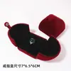 Caja de Joyería de Terciopelo con Doble Apertura, Caja para Anillos de Joyería, Caja de Regalo para Colgante, Pulsera, Collar, Caja de Perlas, Caja de Empaque para Joyería